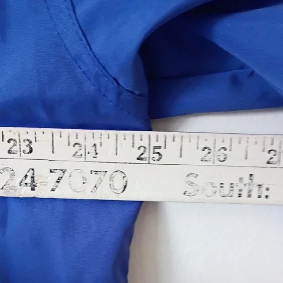 Saint Johns Bay Men’s Blue Half-Zip Windbreaker Jacket • Size Large Lightweight - Picture 7 of 9